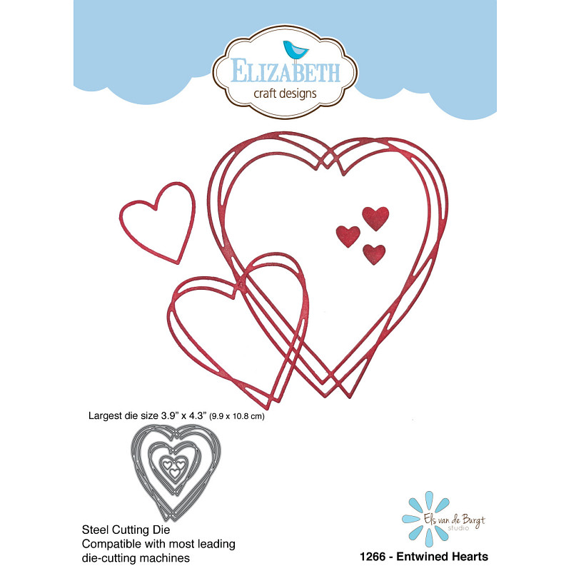 Elizabeth Craft Designs - Entwined Hearts Die Set