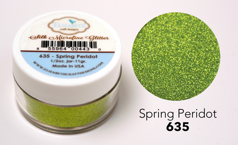 Elizabeth Craft Designs - Spring Peridot Silk Microfine Glitter 