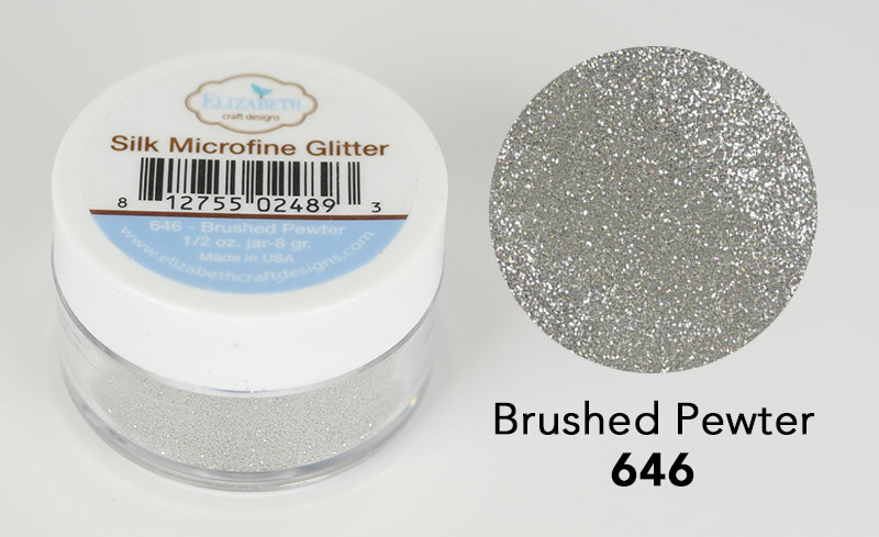 Brushed Pewter Glitter