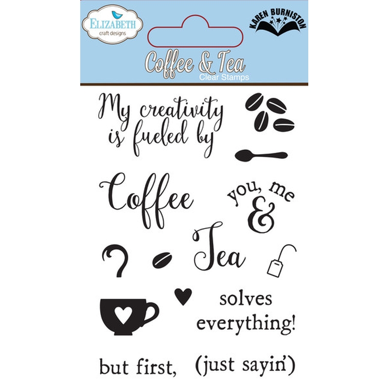 Coffee &amp; Tea Clear Stamps