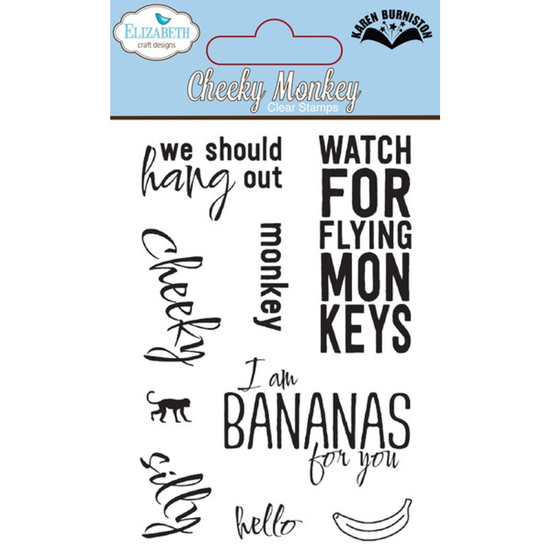 Cheeky Monkey Clear Stamps