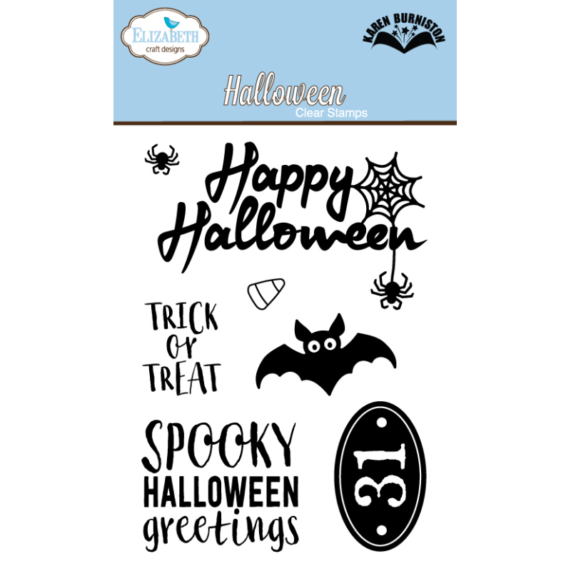 Elizabeth Craft Designs - Halloween Clear Stamps