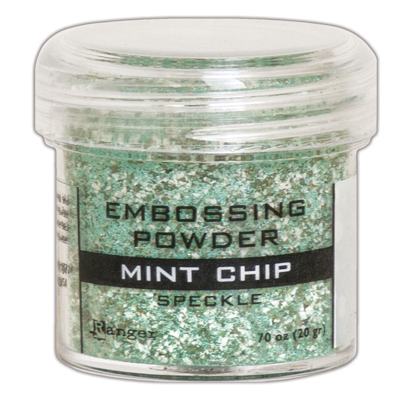 Embossing Powder Mint Chip Speckle