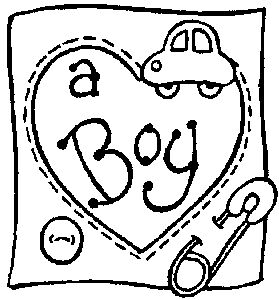 A Boy - Traditional Wood Mounted Stamp