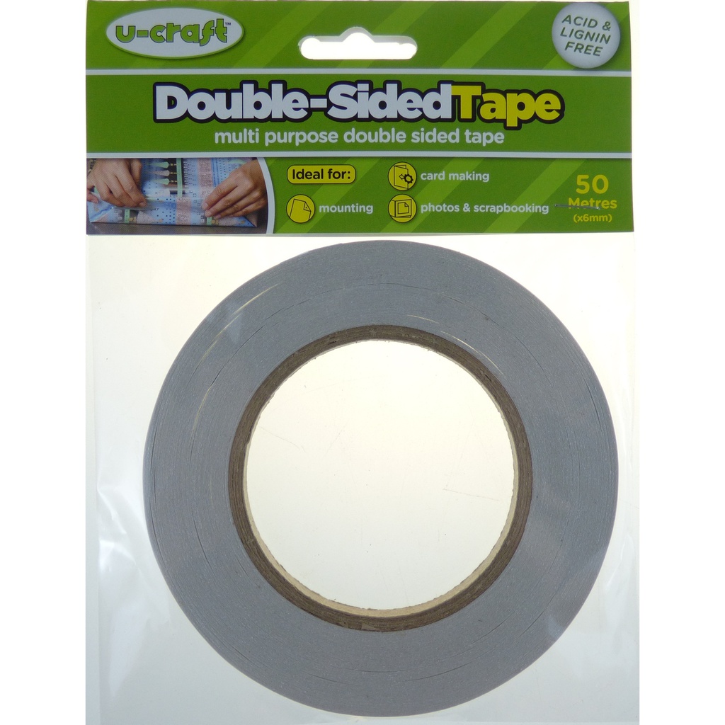 U-Craft Double sided tape 6mm x 50m