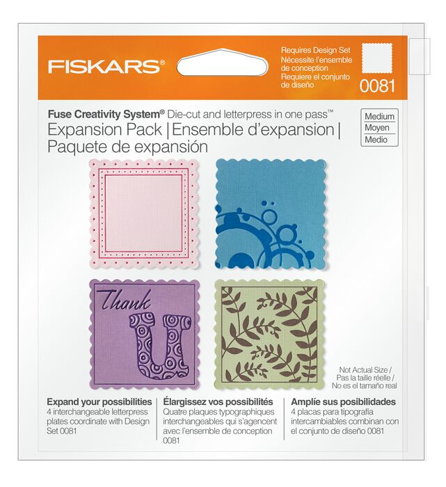 Fiskars - Exp Pack Scalloped Square (4)
