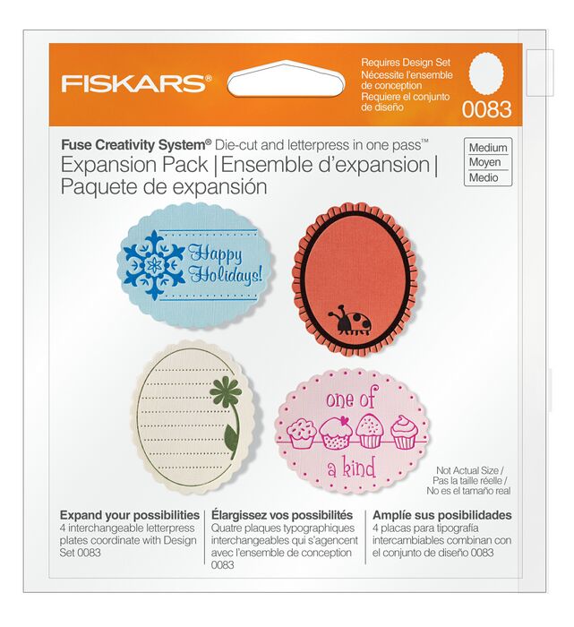 Fiskars - Exp Pack Scalloped Oval (4)