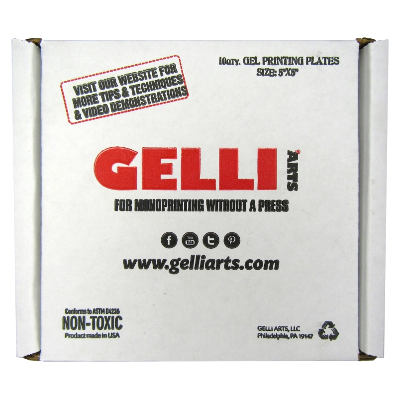 Gelli Arts 5&quot;x 5&quot; Gel Printing Plate Class Pack (10 units)