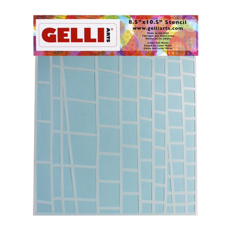 Gelli Arts Ladder Stencil (For use with 8x10 plate)