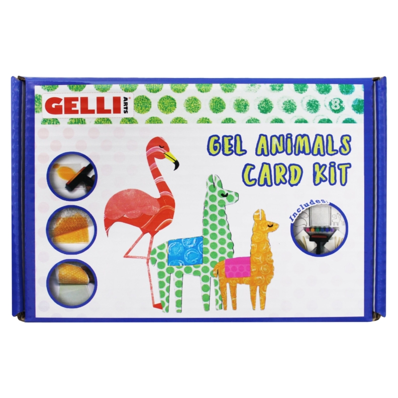 Gelli Arts Animals Card Kit
