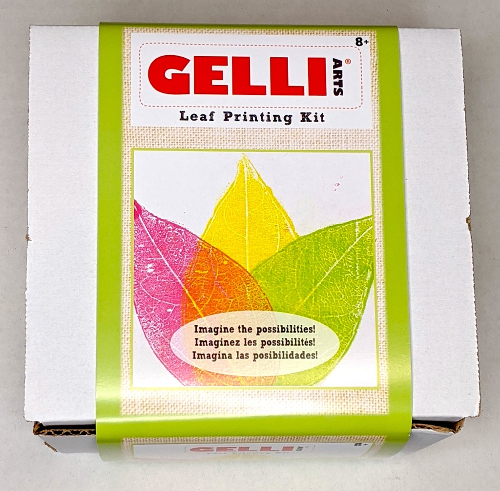 Gelli Arts Leaf printing kit