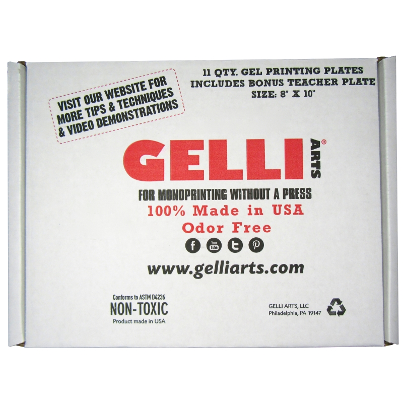Gelli Arts 8" x 10" Gel Printing Plate Class Pack (11 units)