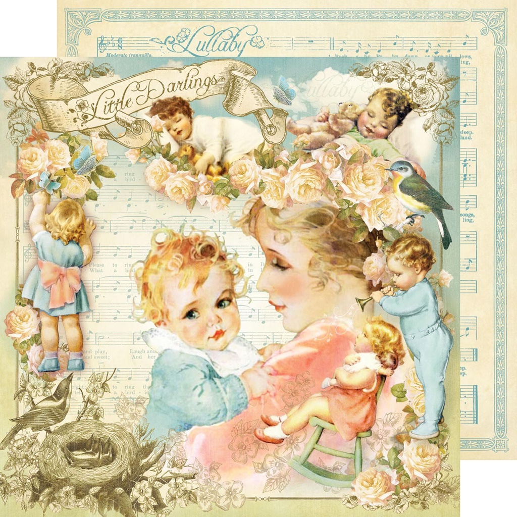 Graphic 45 - Little Darlings 12"x12" Paper (x sheets)