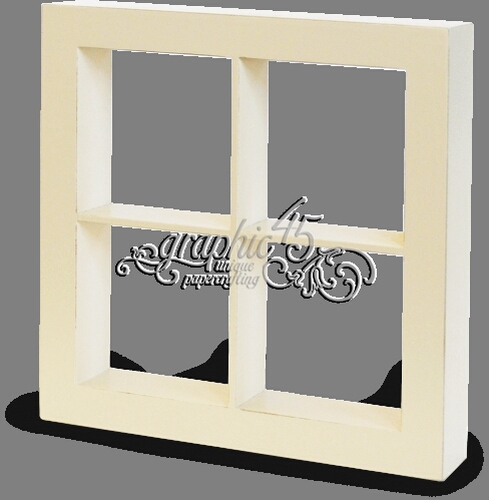 Window Shadow Box—Ivory Sold in Singles
