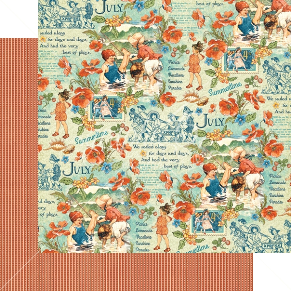 July MontageSold in Packs of 10 Sheets