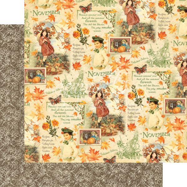 November MontageSold in Packs of 10 Sheets