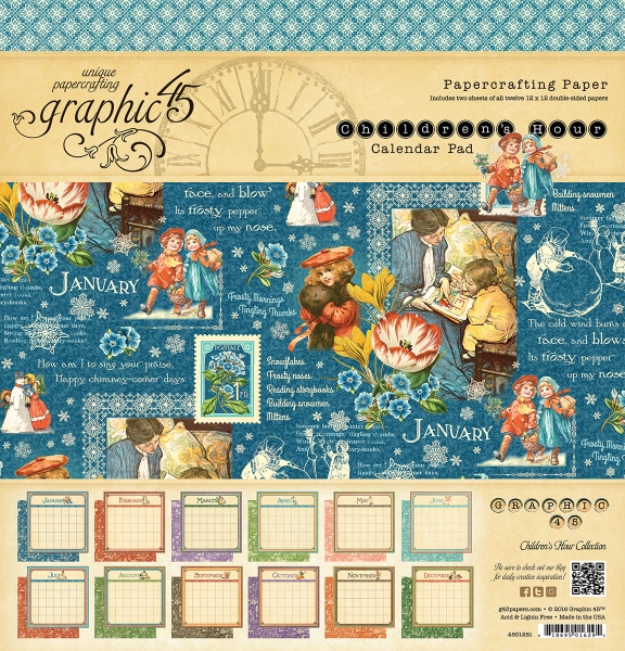12x12 Calendar Pad