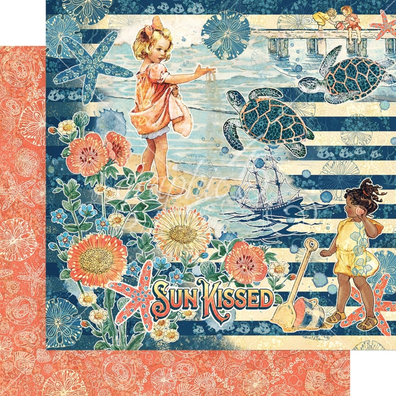 Graphic 45 - Sun Kissed 12"x12" Paper (x10 Sheets)