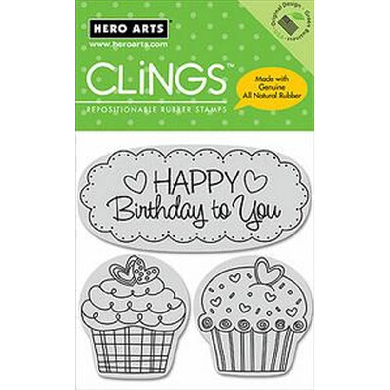 Happy Birthday Cupcakes (3 Ima