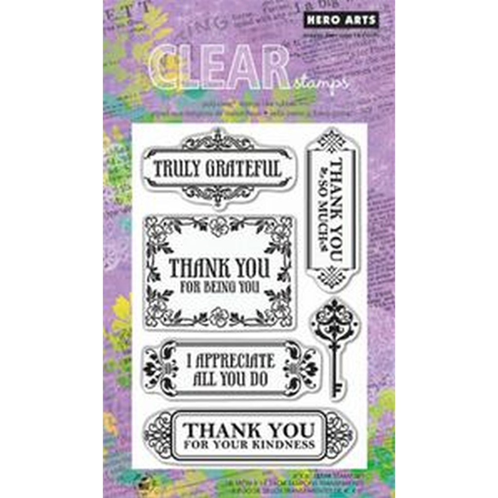 Truly Grateful - Clear Stamps