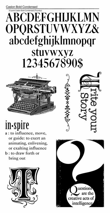 Clg Stamp G45 Typography 3
