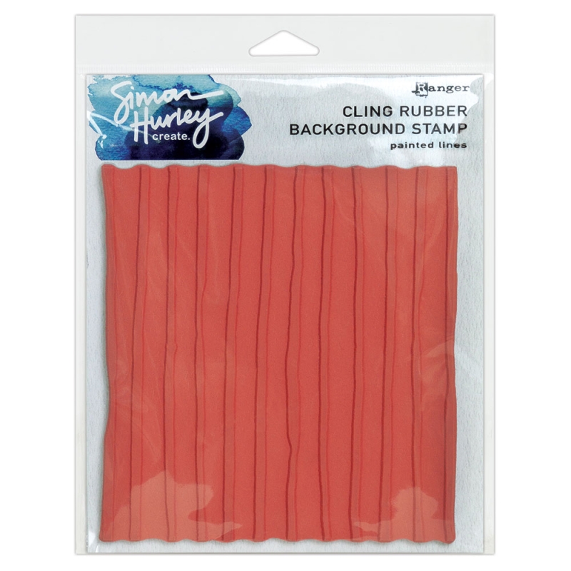 Simon Hurley - Painted Lines stamp (6"x6")