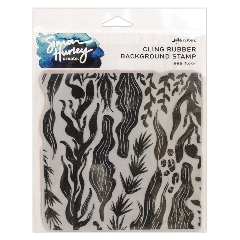 Simon Hurley - Sea Floor stamp (6"x6")