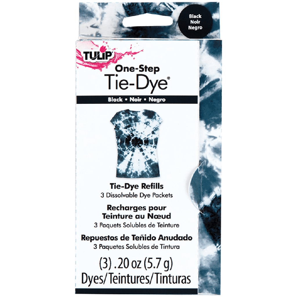 Tulip Black One-Step Tie Dye Refill