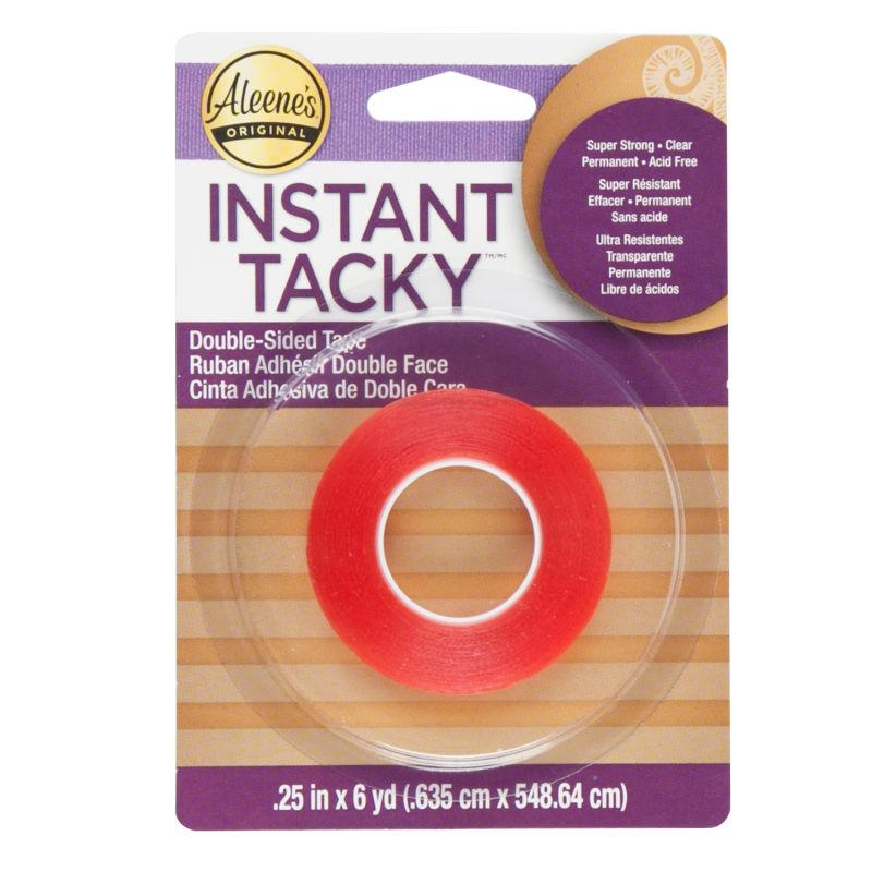 Aleenes Instant Tacky Double-Sided Tape .25inch