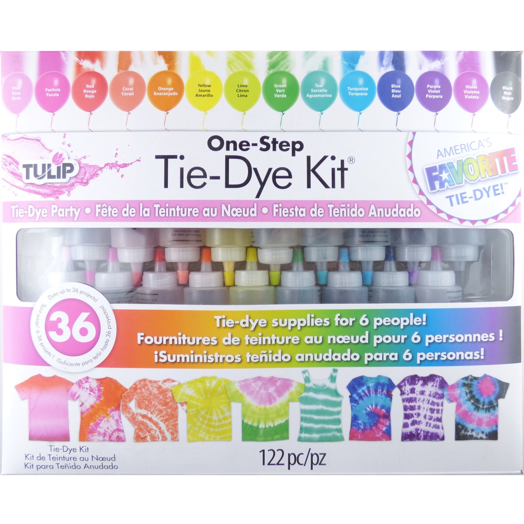 Tulip One-Step Tie-Dye Tie Dye Party for 6