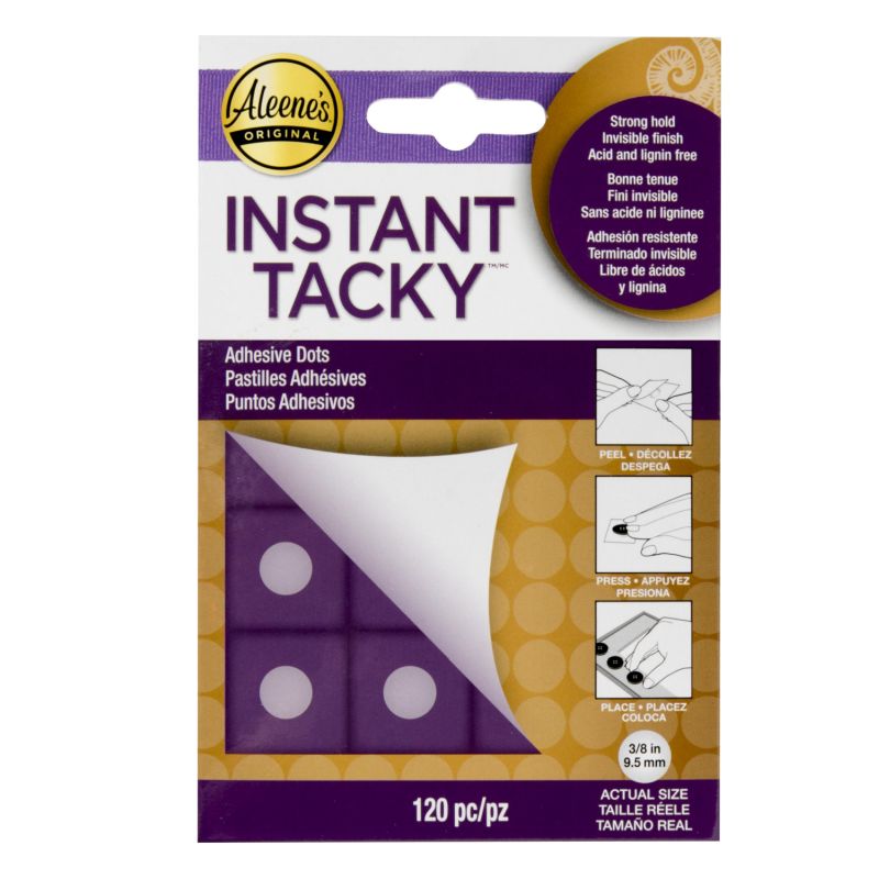 Aleenes Instant Tacky Glue Dots 3/8 Inch