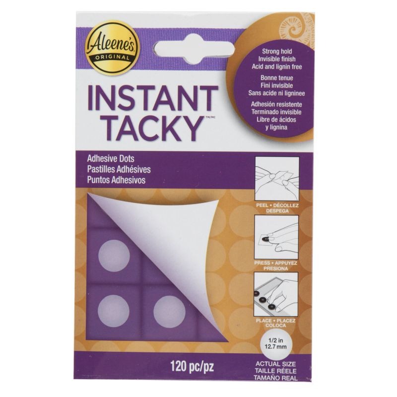 Aleenes Instant Tacky Glue Dots 0.5 Inch