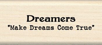 Dreamers Wood Mounted Stamp