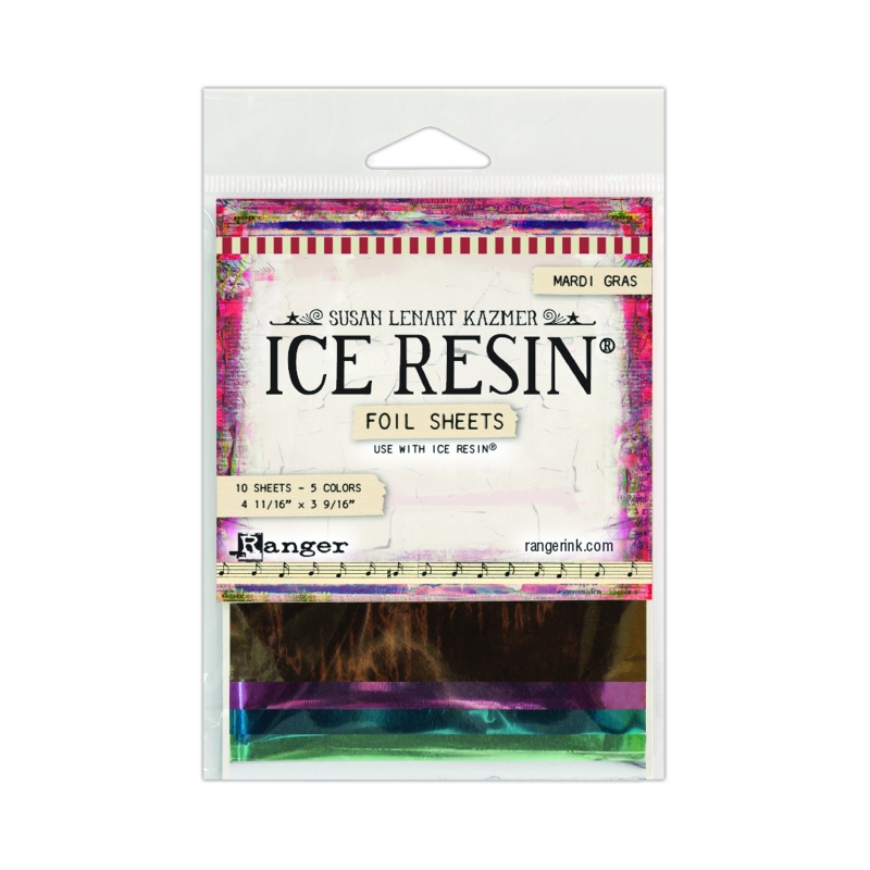 ICE Resin Foil Sheets-Mardi Gras