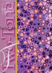 Two Tone Paper Hearts Pink
