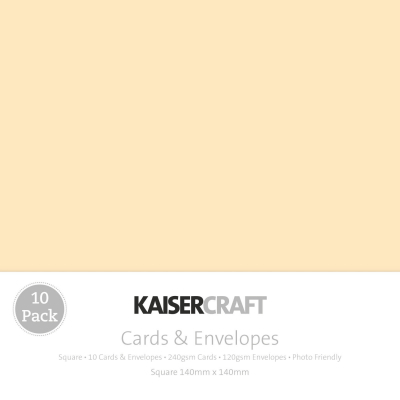 Card pk Square - Cream