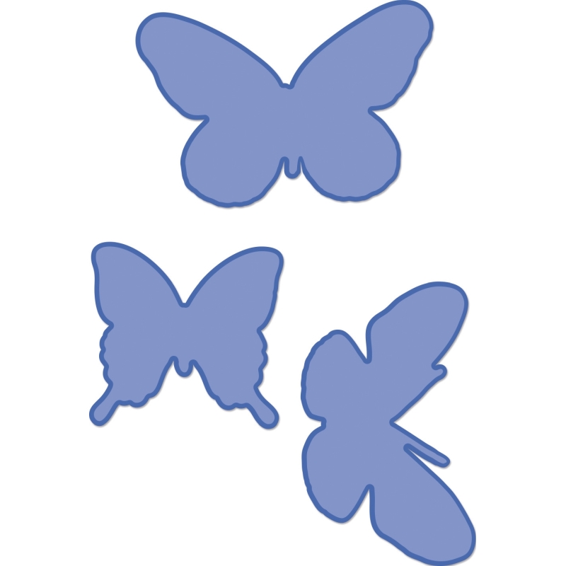 Decorative Die 3 Butterflies