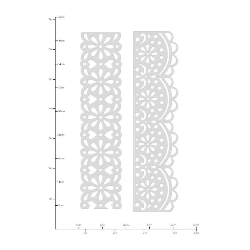 Decorative Die Lace Borders