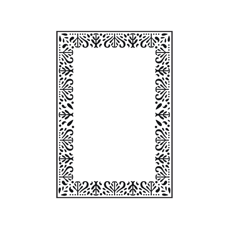 Embossing Fold 4x6 Decorative Frame