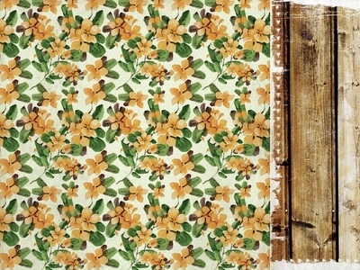 12x12 Scrapbook Paper Sandy Toes Sold in Packs of 10 Sheets