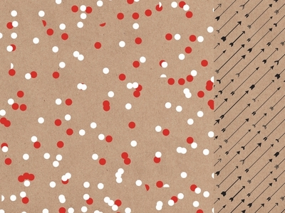 12x12 Scrapbook Paper Confetti Sold in Packs of 10 Sheets