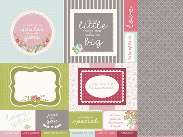 12x12 Scrapbook Paper - Gate Sold in Packs of 10 Sheets
