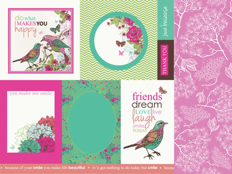 Scrapbook Paper - Sister Sold in Packs of 10 Sheets