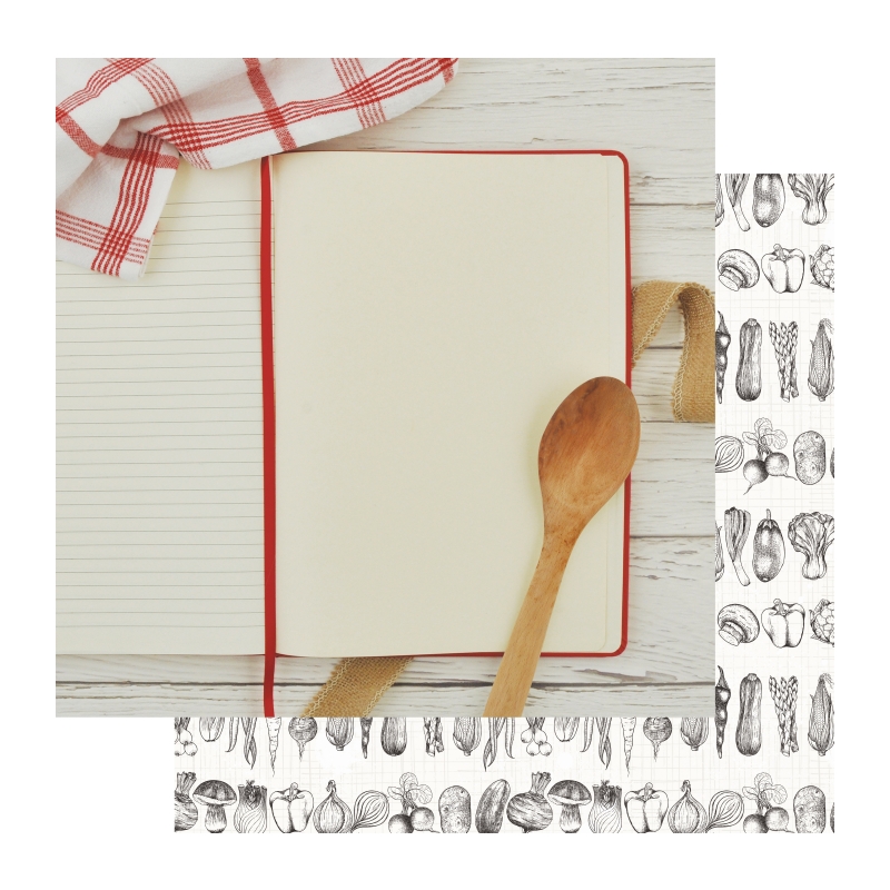 12x12 Scrapbook Paper - Stir Sold in Packs of 10 Sheets