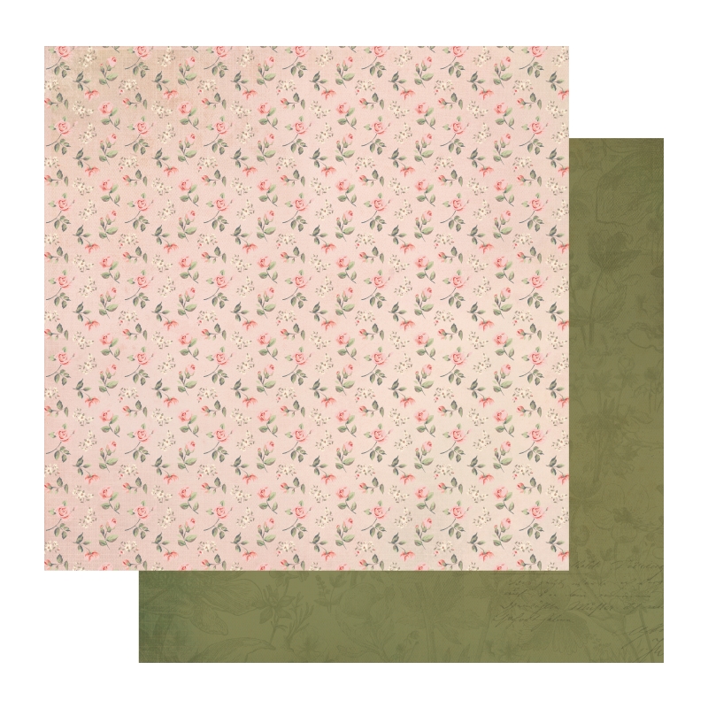 12x12 Scrapbook Paper-Blossoms Sold in Packs of 10 Sheets