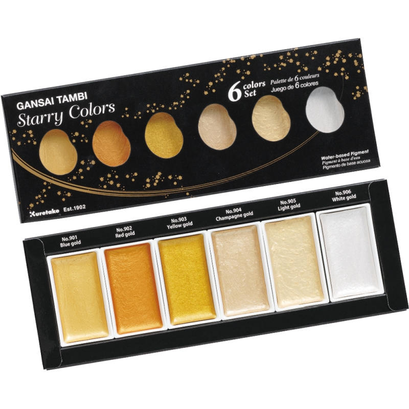 Kuretake Gansai Tambi Starry Colours