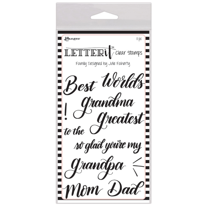 Ranger - Letter It - Family stamp set
