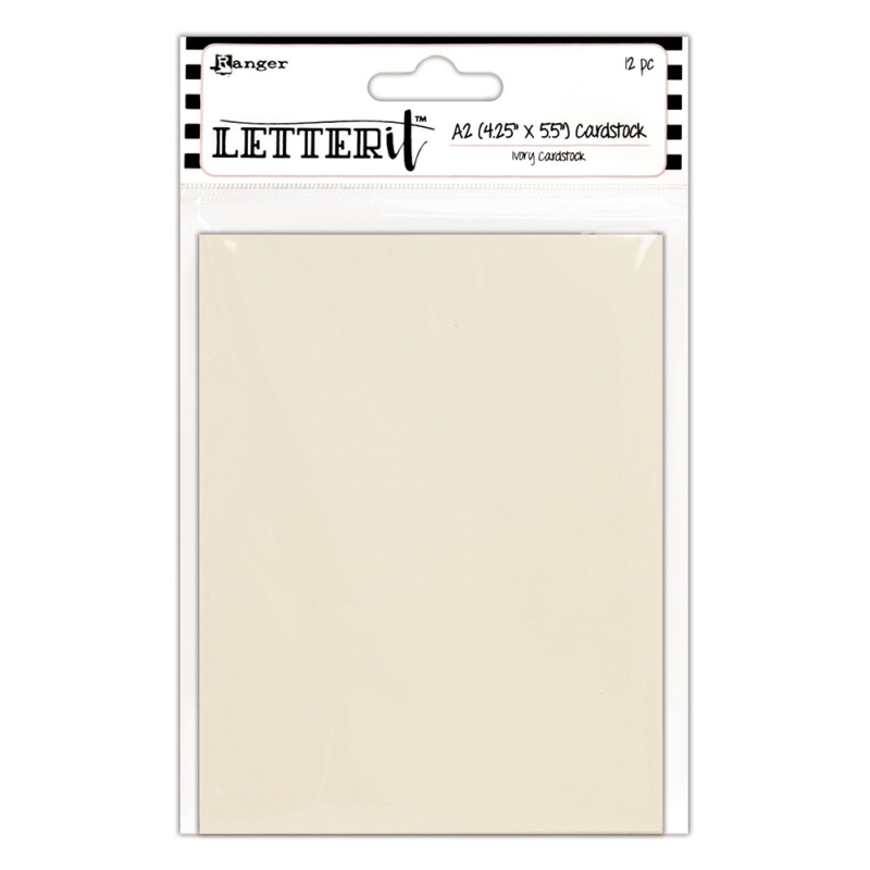 Cardstock Ivory 4.25 inch x 5.5 inch
