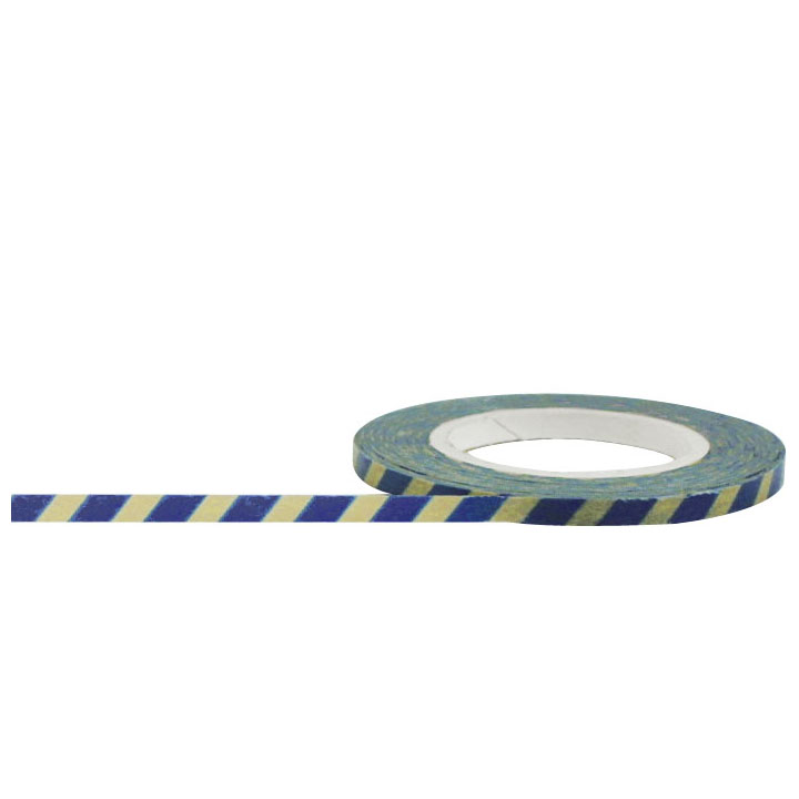 Blue Antique Stripes/3Mm Tape