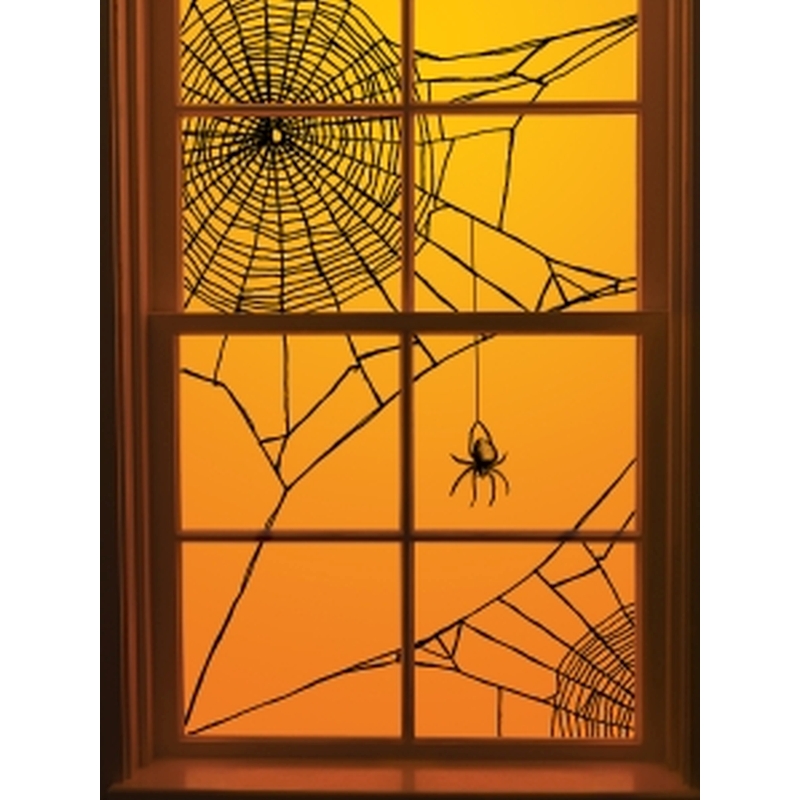 Spiderweb Corner Window Cling